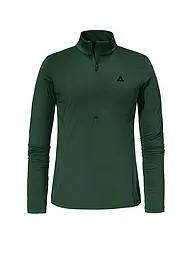SCHÖFFEL | Sous-pull zippé pour femme Style Pin | Vert foncé
