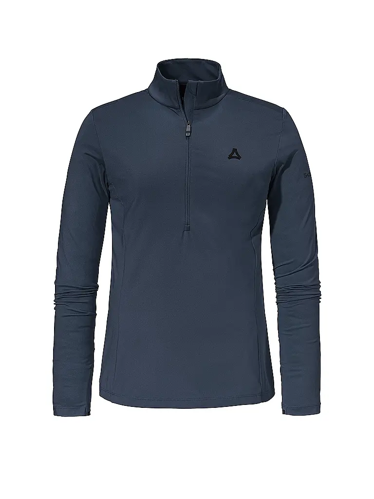 SCHÖFFEL | Sous-pull zippé pour femme Style Pine | Bleu foncé