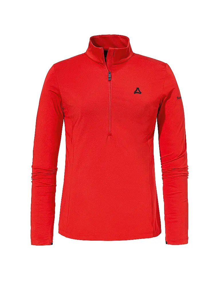 SCHÖFFEL | Sous-pull zippé pour femme Style Pine | Rouge
