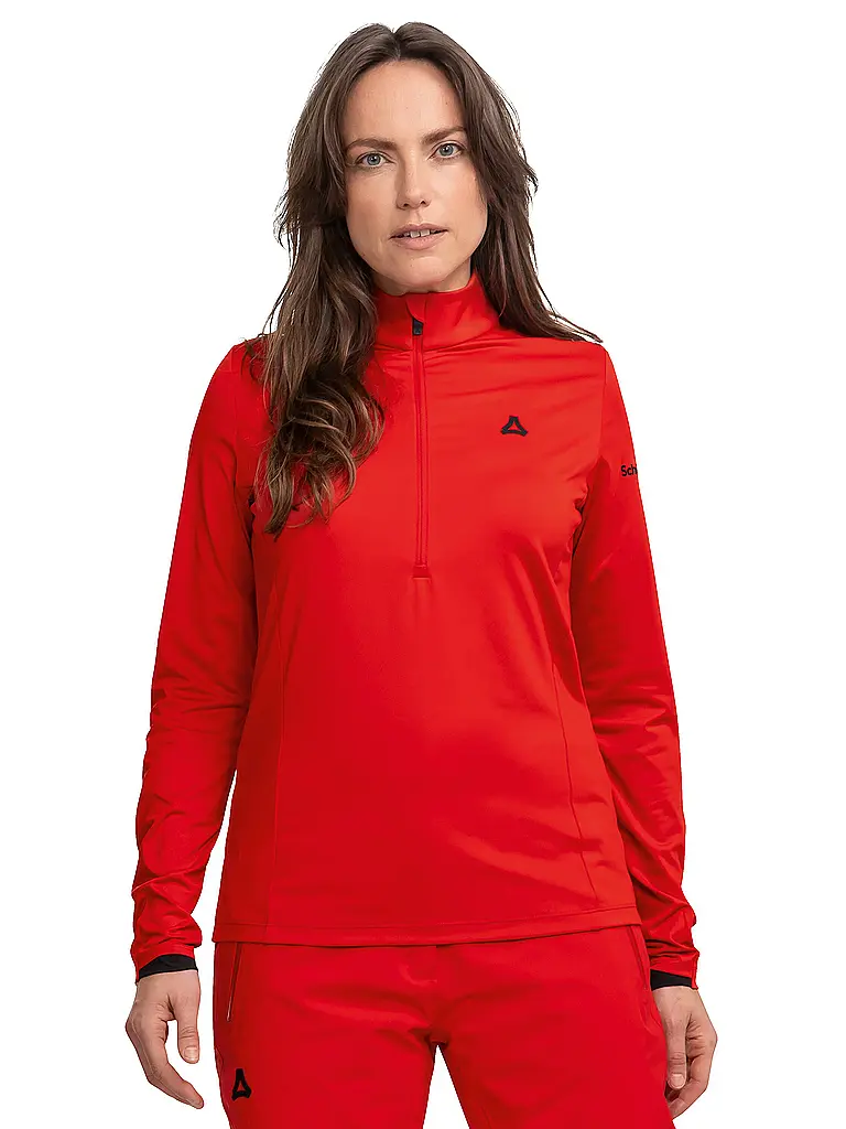 SCHÖFFEL | Sous-pull zippé pour femme Style Pine | Rouge