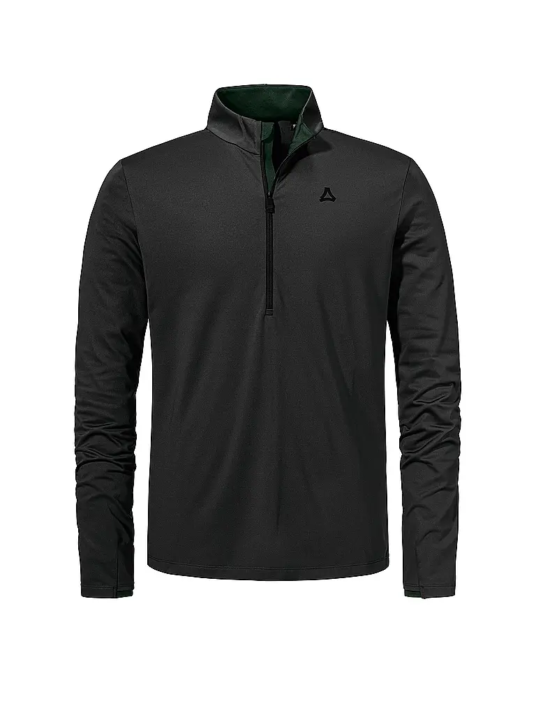 SCHÖFFEL | Sous-pull zippé pour homme Style Pine | Noir