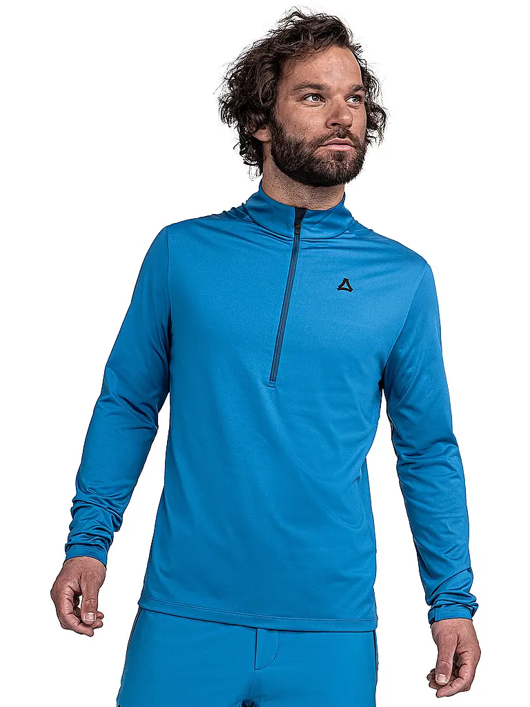 SCHÖFFEL | Sous-pull zippé pour homme Style Pine | Bleu