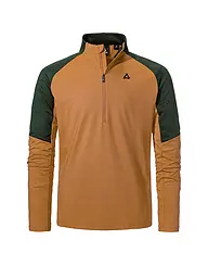 SCHÖFFEL | Sous-pull zippé pour homme Style Safoon | Moutarde