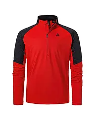 SCHÖFFEL | Sous-pull zippé pour homme Style Safoon | Rouge