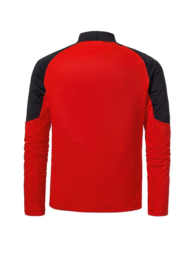 SCHÖFFEL | Sous-pull zippé pour homme Style Safoon | Rouge