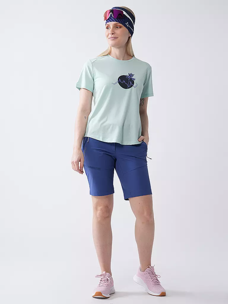 SCHÖFFEL | T-shirt de sport Haberspitz L pour femmes | Vert clair