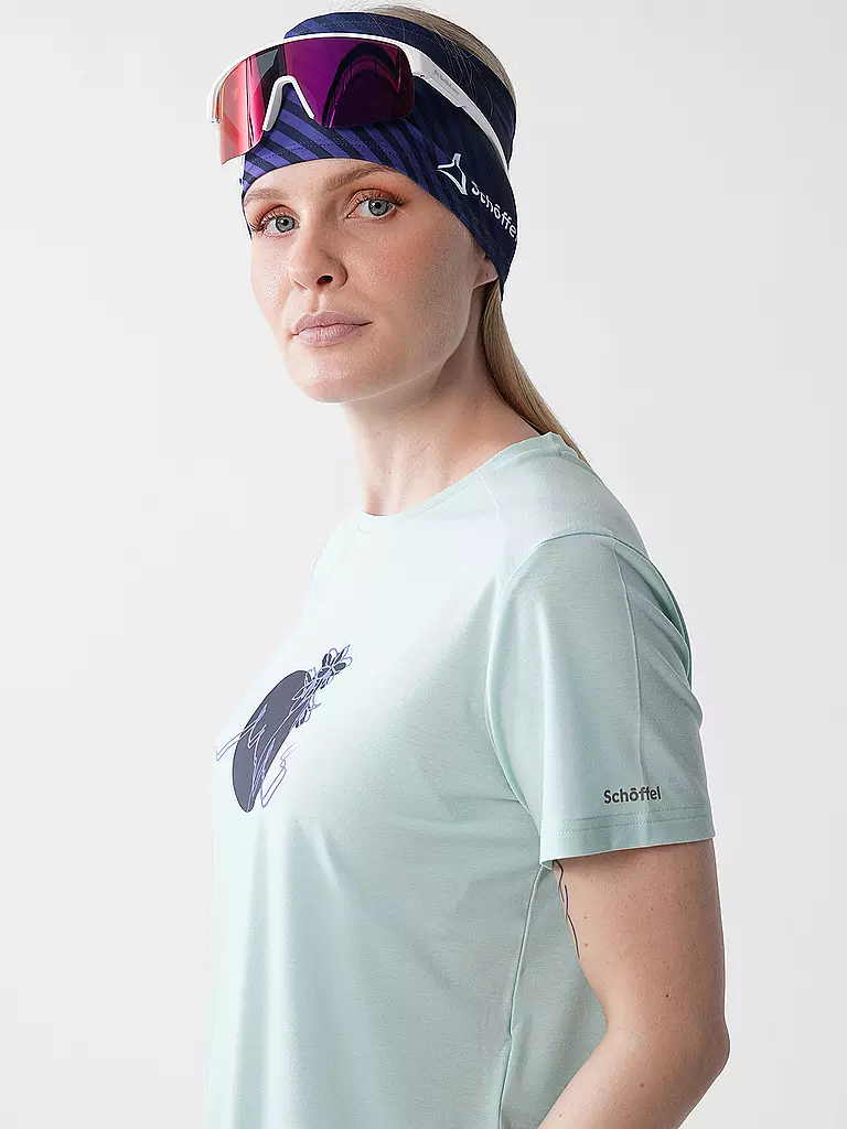SCHÖFFEL | T-shirt de sport Haberspitz L pour femmes | Vert clair