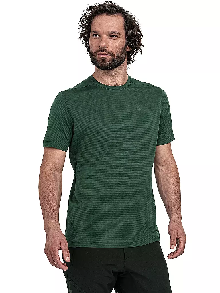 SCHÖFFEL | T-shirt de sport homme Circ Tauron M | Vert foncé