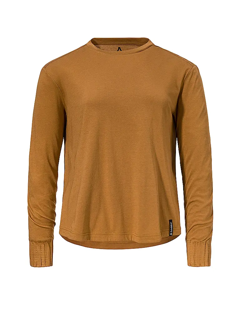 SCHÖFFEL | T-shirt de sport pour femmes Style Collada | Moutarde