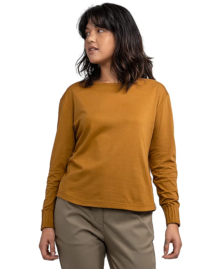 SCHÖFFEL | T-shirt de sport pour femmes Style Collada | Moutarde