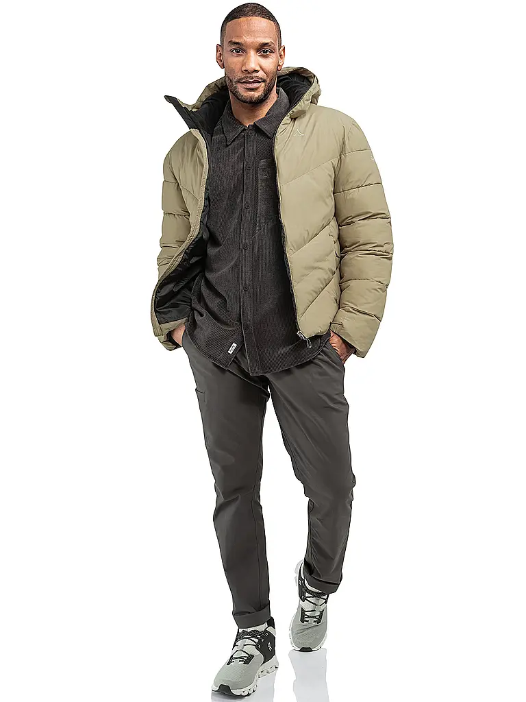 SCHÖFFEL | Veste d'hiver homme Style Lodos à capuche isolée | Camel