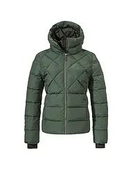 SCHÖFFEL | Veste d'hiver isolante à capuche Boston pour femme | Vert foncé