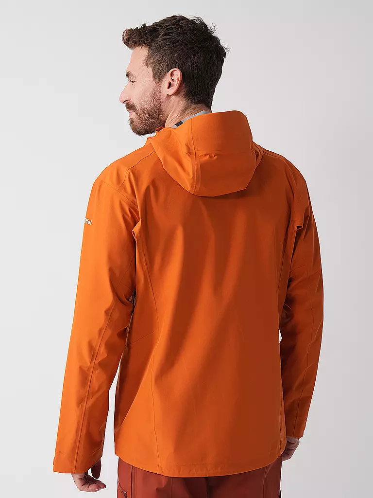 SCHÖFFEL | Veste de randonnée homme Cascata 3L à capuche | Orange