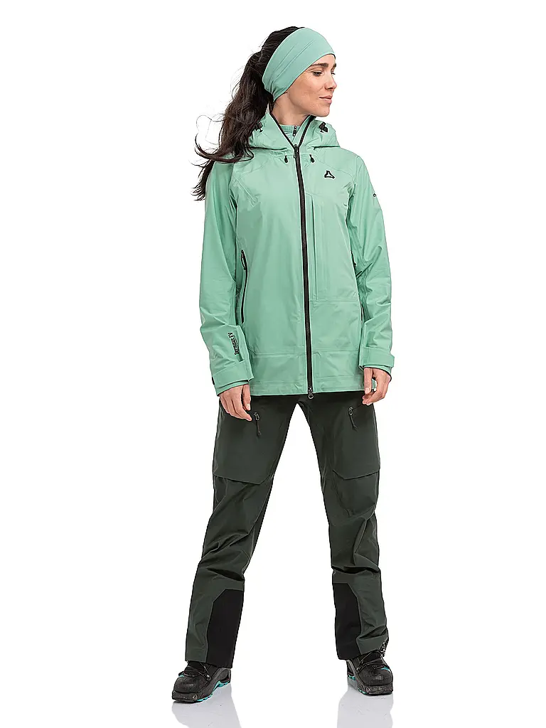 SCHÖFFEL | Veste de randonnée pour femme Milagle 3L à capuche | Menthe