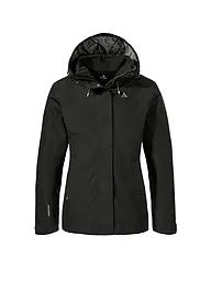 SCHÖFFEL | Veste de randonnée pour femmes Okere 2L 3en1 à capuche | Noir
