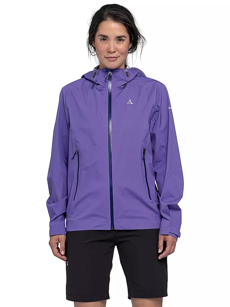 SCHÖFFEL | Veste de randonnée pour femmes Vistdal 2,5L à capuche L | Lilas
