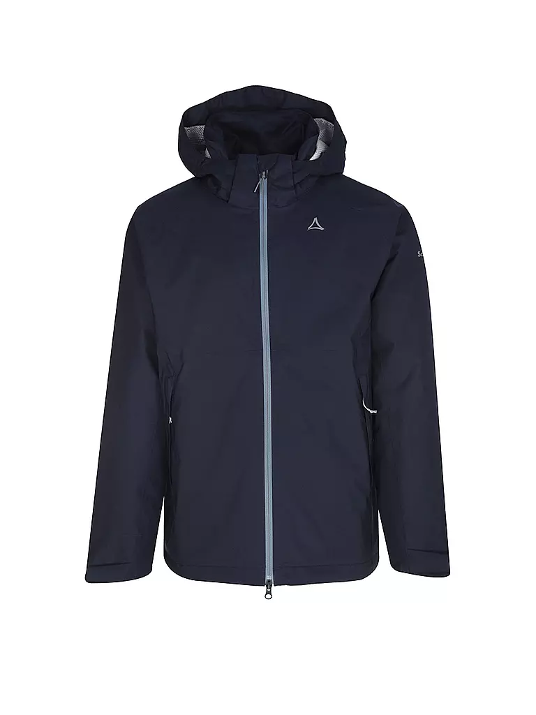 SCHÖFFEL | Veste de randonnée pour homme Easy XT 2L Pack-Away Hoodie M | Bleu foncé