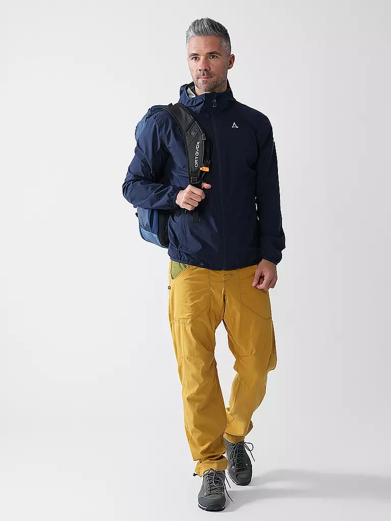 SCHÖFFEL | Veste de randonnée pour homme Migandi Venturi 2.5L à capuche | Bleu foncé