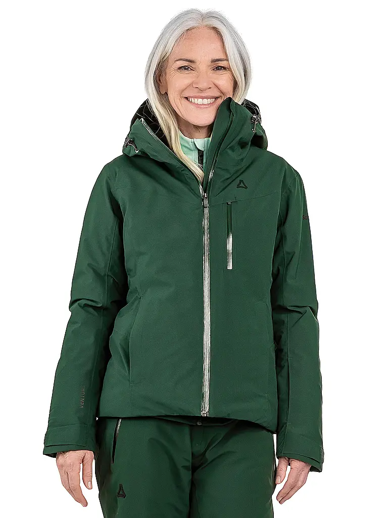 SCHÖFFEL | Veste de ski femme Style Nollen | Vert foncé