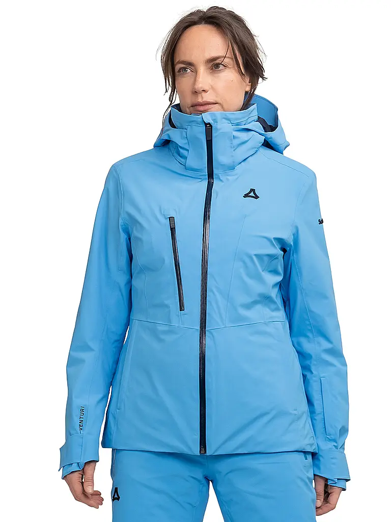 SCHÖFFEL | Veste de ski femme Style Pontre | Bleu clair