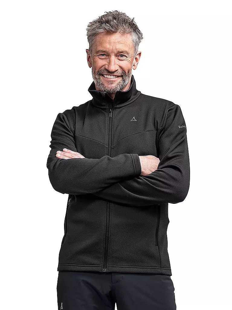 SCHÖFFEL | Veste de sous-couche pour homme Style Pine Fleece | Noir