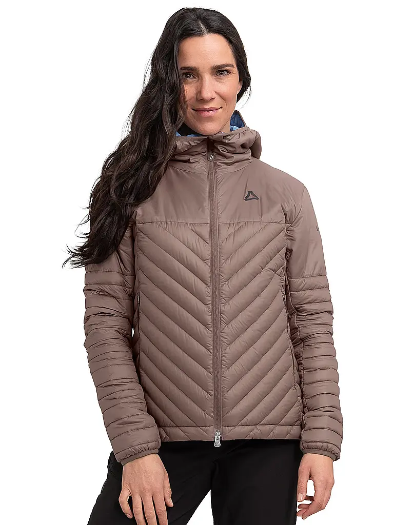 SCHÖFFEL | Veste isolante à capuche en duvet Cascata pour femmes | Camel