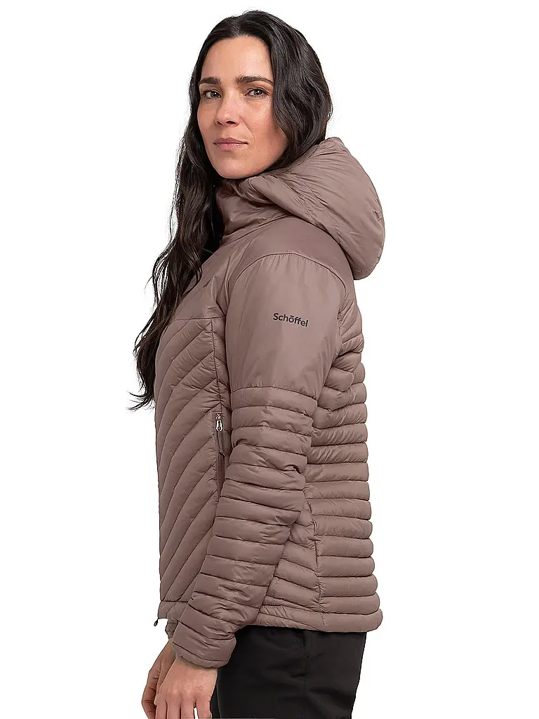 SCHÖFFEL | Veste isolante à capuche en duvet Cascata pour femmes | Camel