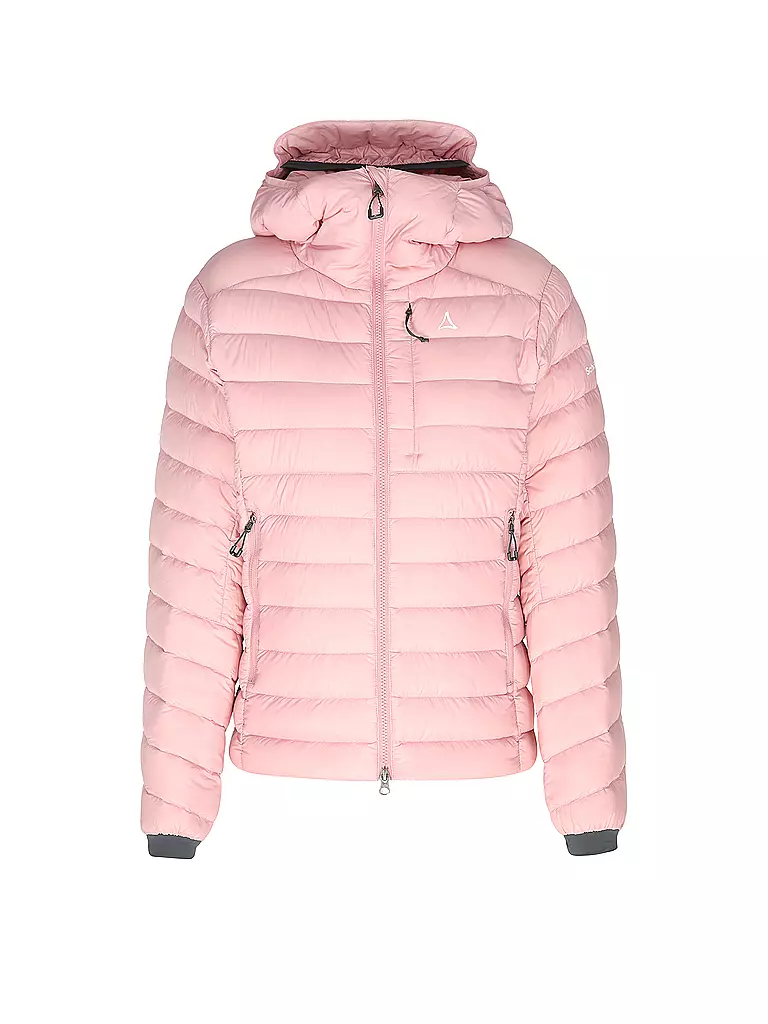 SCHÖFFEL | Veste isolante à capuche en duvet Silvretta pour femmes | Rose