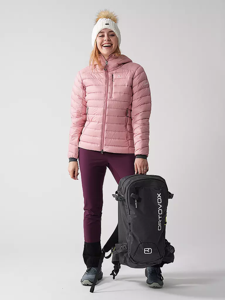 SCHÖFFEL | Veste isolante à capuche en duvet Silvretta pour femmes | Rose