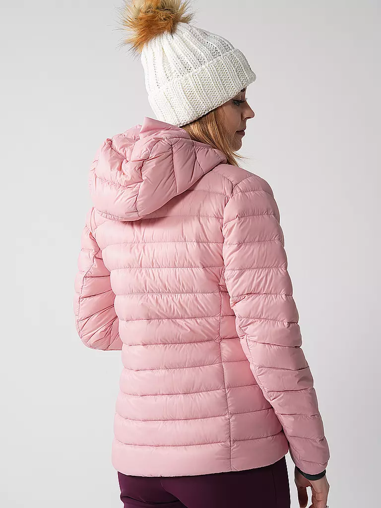 SCHÖFFEL | Veste isolante à capuche en duvet Silvretta pour femmes | Rose