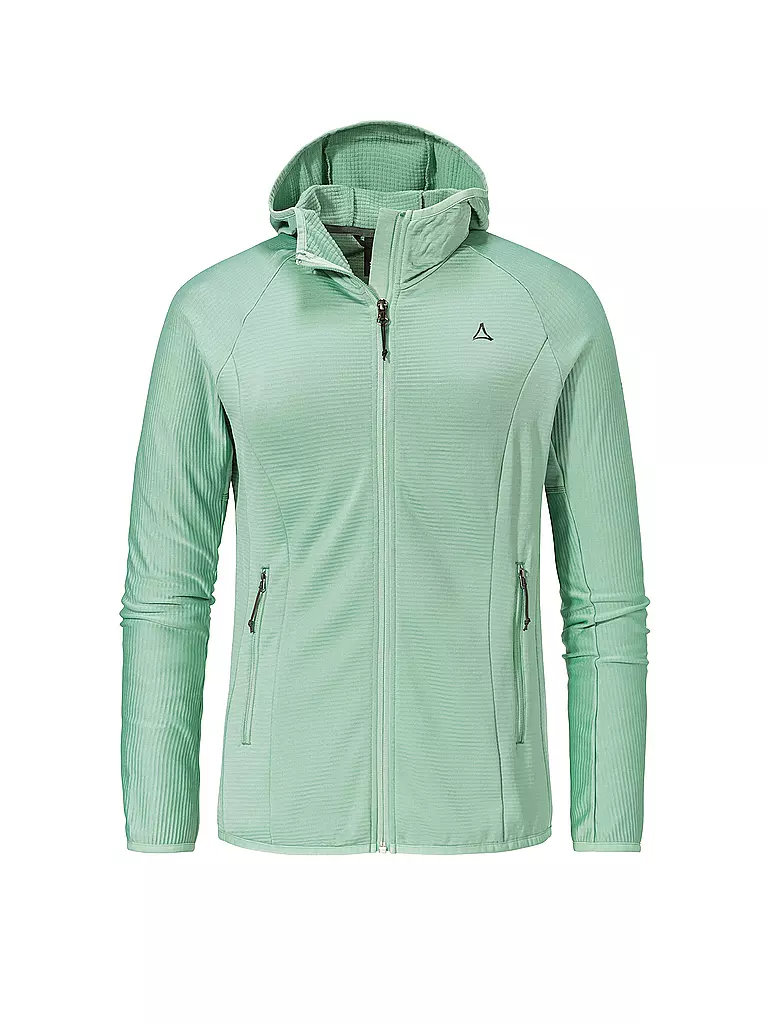 SCHÖFFEL | Veste polaire à capuche Cascata pour femmes | Menthe