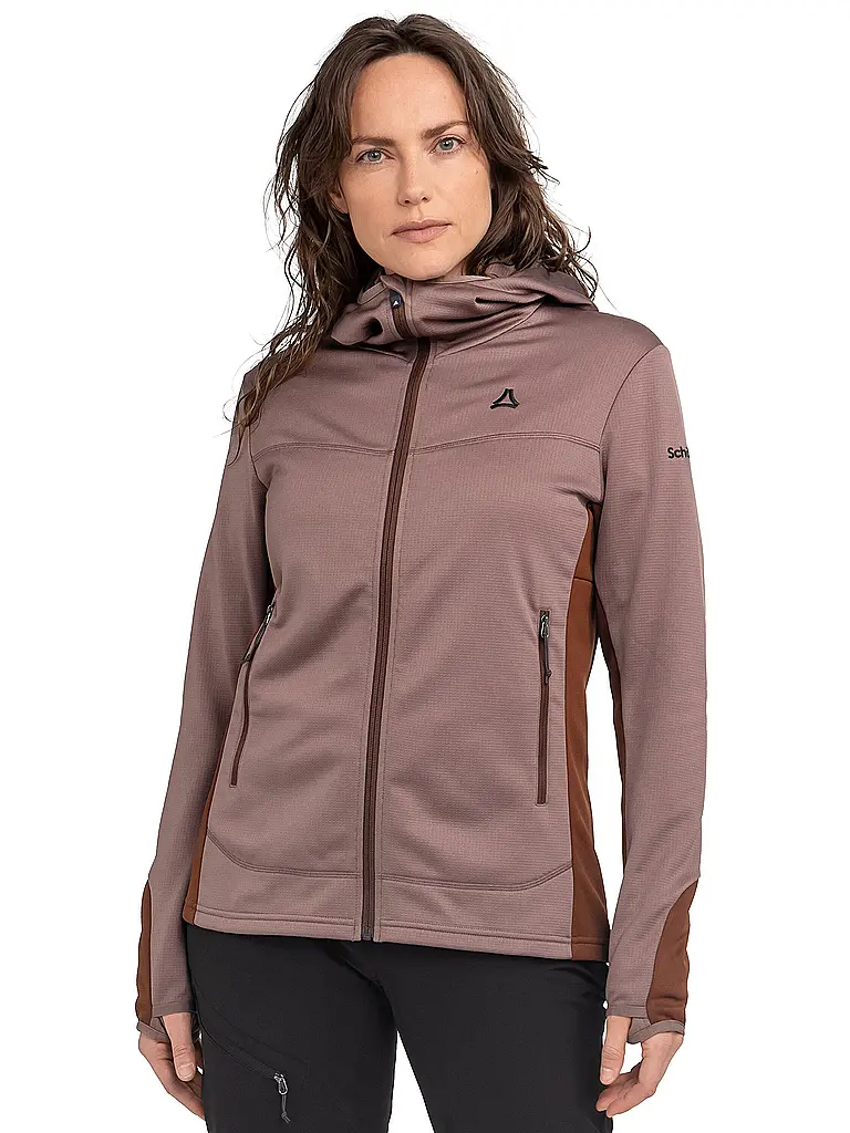 SCHÖFFEL | Veste polaire à capuche Milagle pour femmes | Cuivre