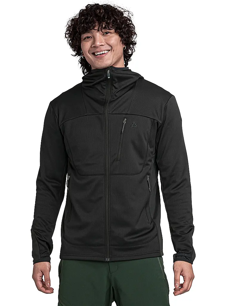 SCHÖFFEL | Veste polaire à capuche Milagle pour homme | Noir