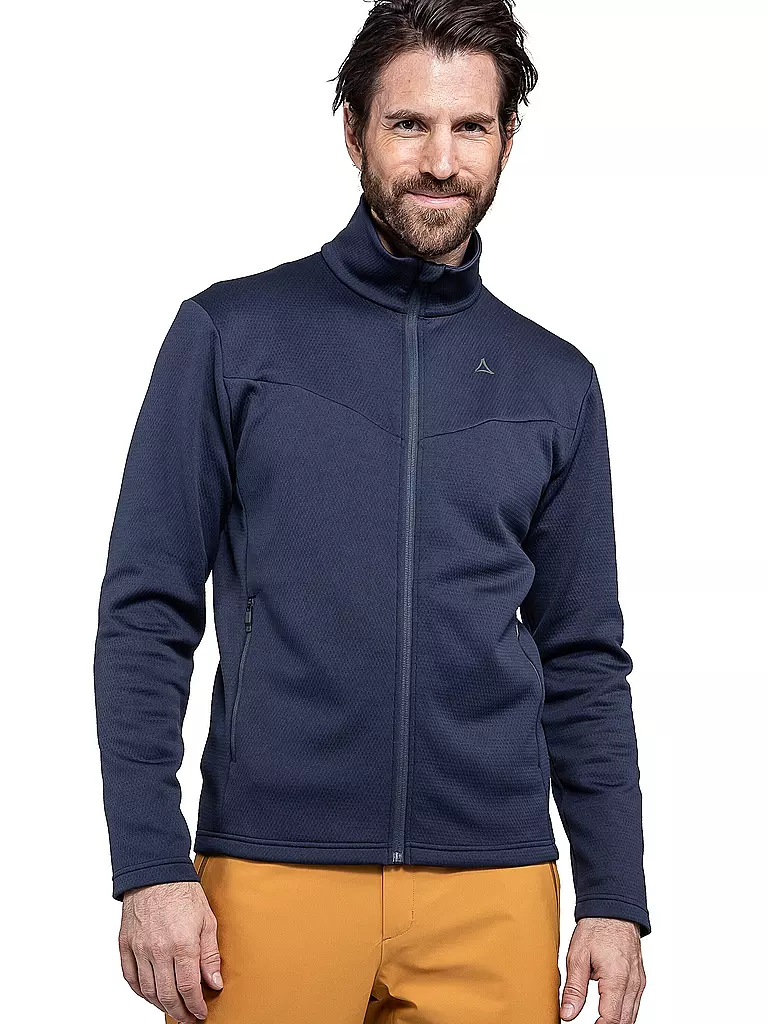 SCHÖFFEL | Veste polaire de sous-couche pour homme Style Pine | Bleu foncé