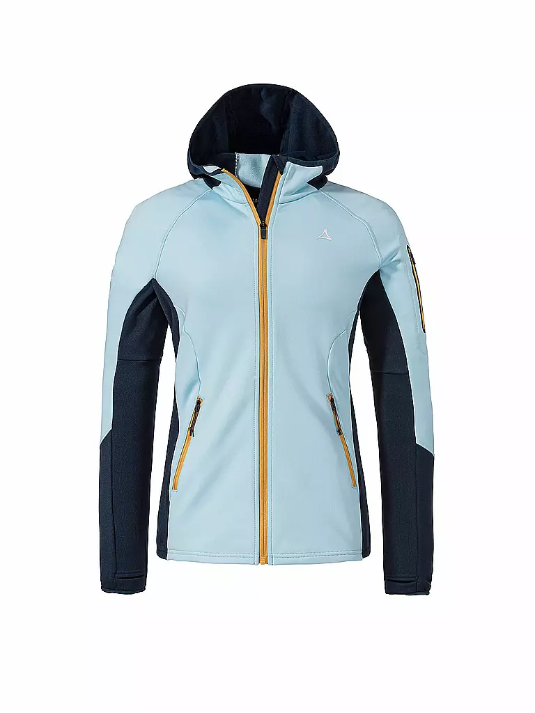 SCHÖFFEL | Veste polaire femme Lodron L à capuche | Bleu clair