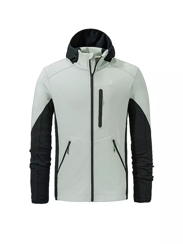 SCHÖFFEL | Veste polaire homme Lodron M à capuche | Gris clair