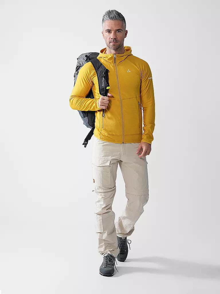 SCHÖFFEL | Veste polaire homme Style Cascata à capuche | Or
