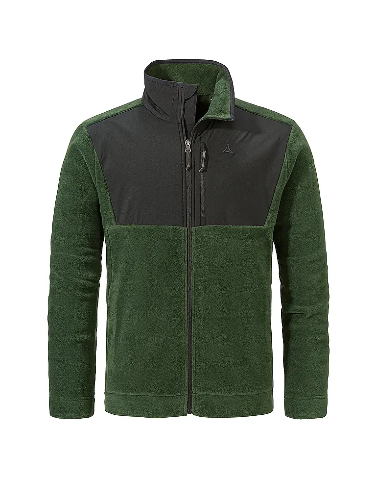 SCHÖFFEL | Veste polaire homme Style Gregale | Vert foncé