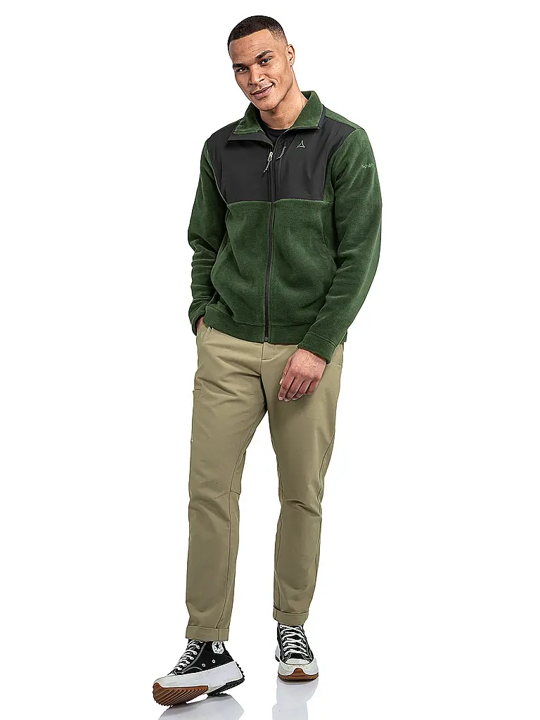 SCHÖFFEL | Veste polaire homme Style Gregale | Vert foncé