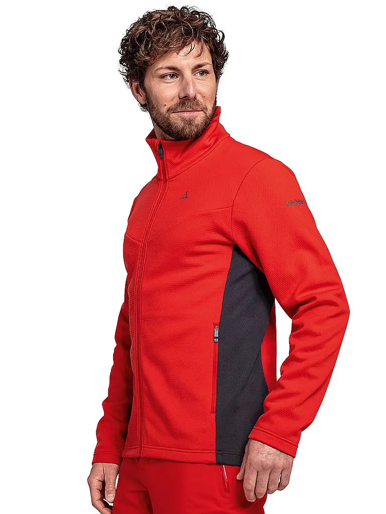 SCHÖFFEL | Veste polaire homme Style Pine | Rouge