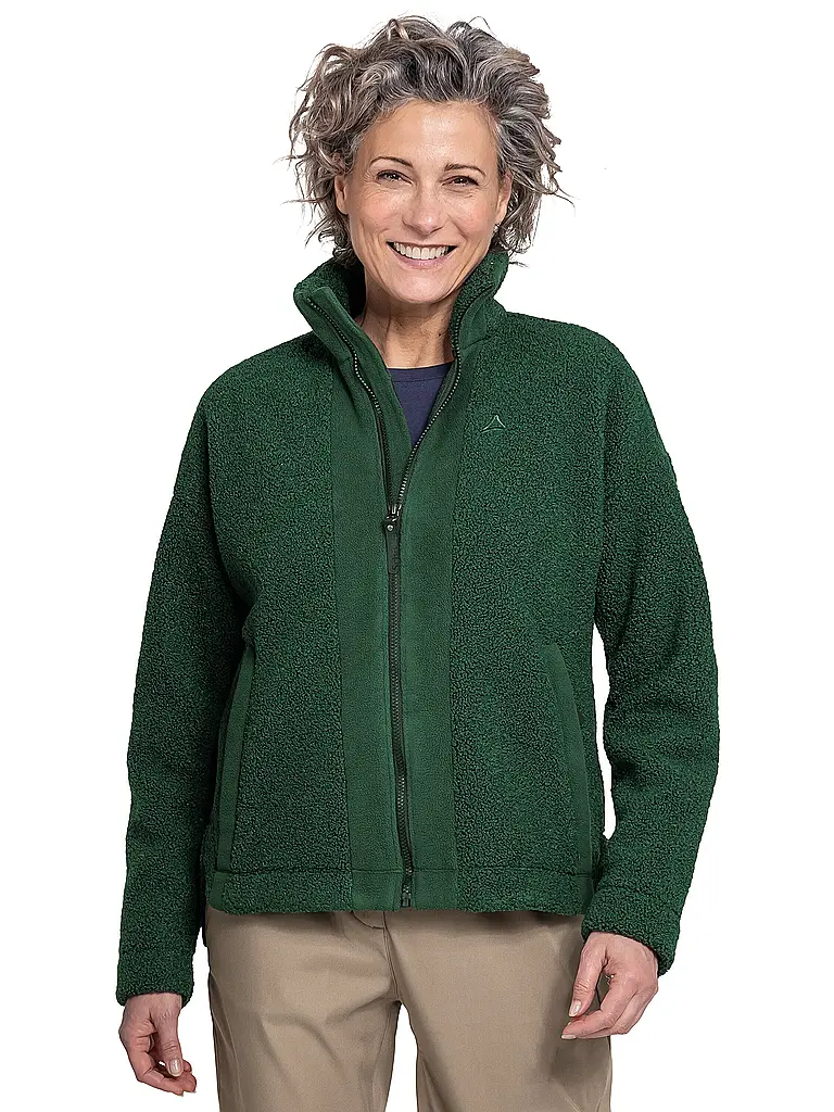SCHÖFFEL | Veste polaire Kalmor pour femmes | Vert foncé