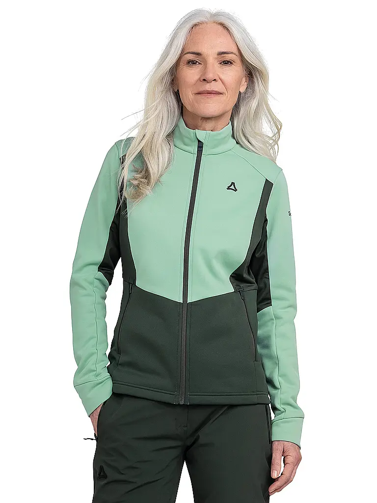 SCHÖFFEL | Veste polaire pour femme Style Pontre | Vert clair
