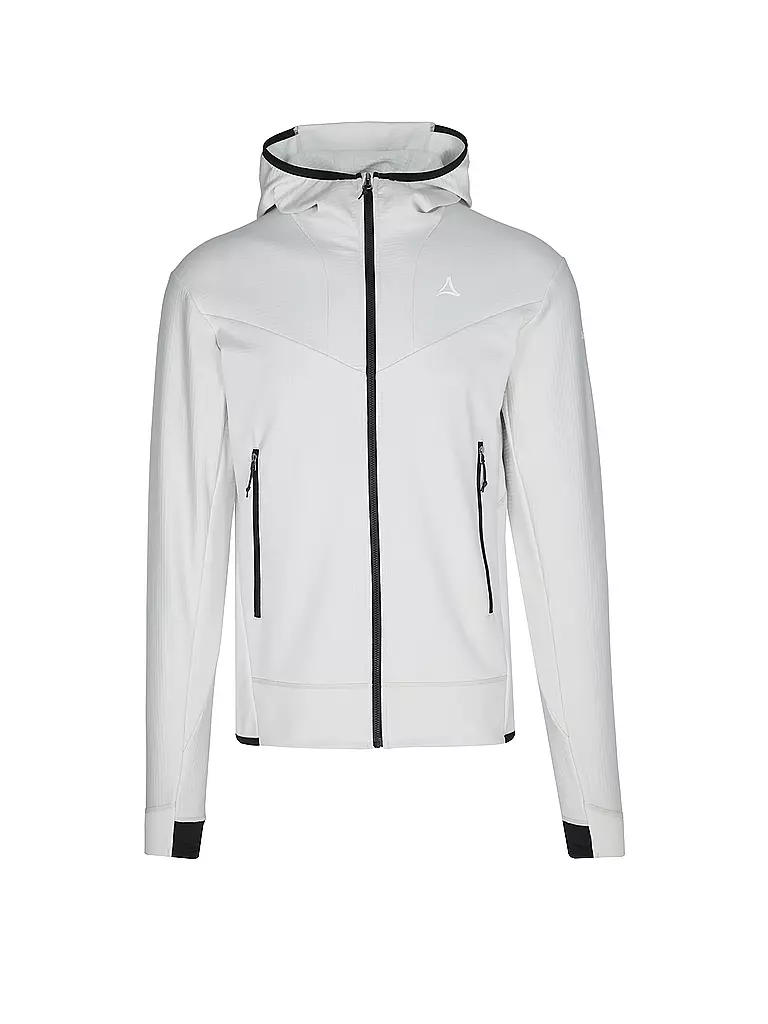 SCHÖFFEL | Veste polaire pour homme Style Blaueis à capuche | Blanc