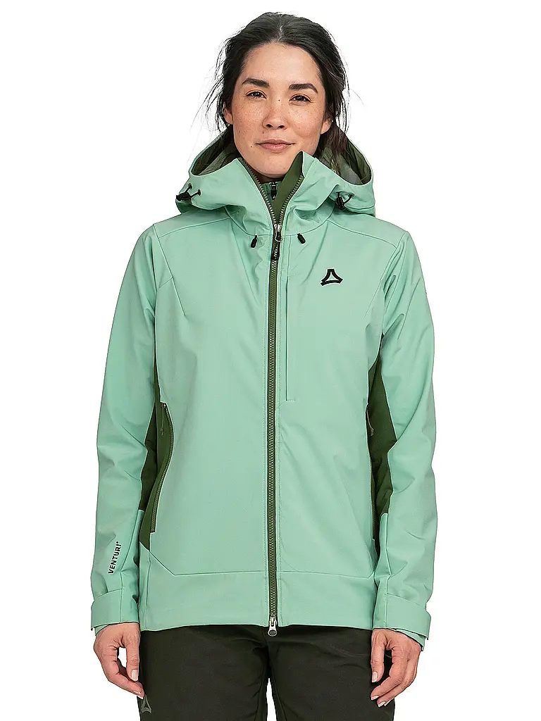 SCHÖFFEL | Veste softshell de randonnée pour femme Milagle à capuche |
