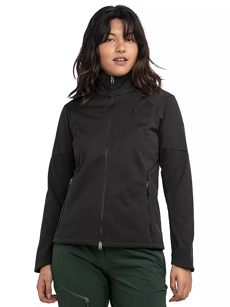SCHÖFFEL | Veste softshell de randonnée pour femmes Fracon | Noir