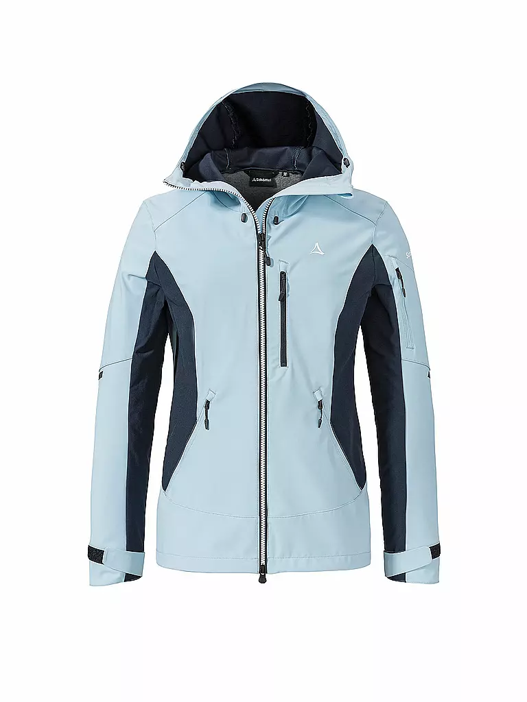SCHÖFFEL | Veste softshell de randonnée pour femmes Matrei L | Bleu clair