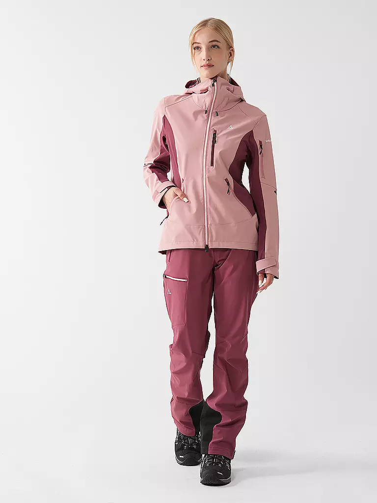 SCHÖFFEL | Veste softshell de randonnée pour femmes Matrei L | Rose