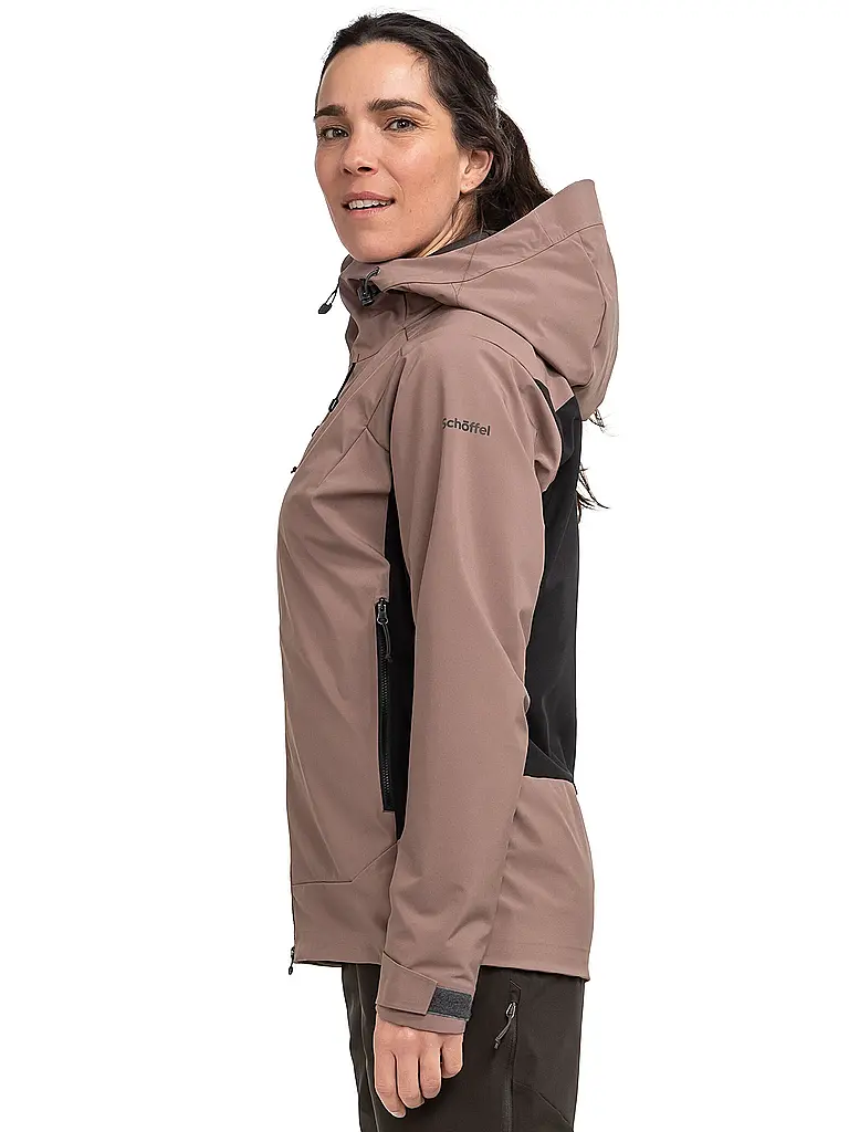 SCHÖFFEL | Veste softshell de randonnée pour femmes Milagle à capuche |