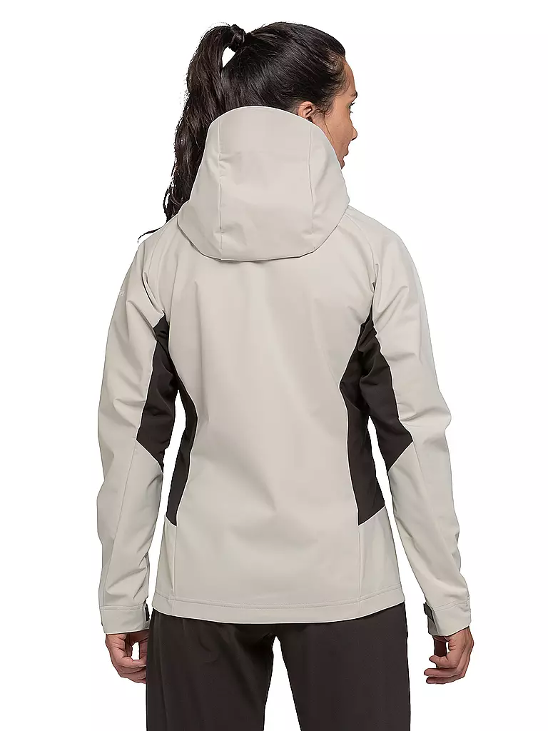 SCHÖFFEL | Veste softshell femme Blaueis à capuche | Blanc