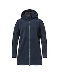 SCHÖFFEL | Veste Softshell Femme Style Suavio à capuche | Bleu foncé